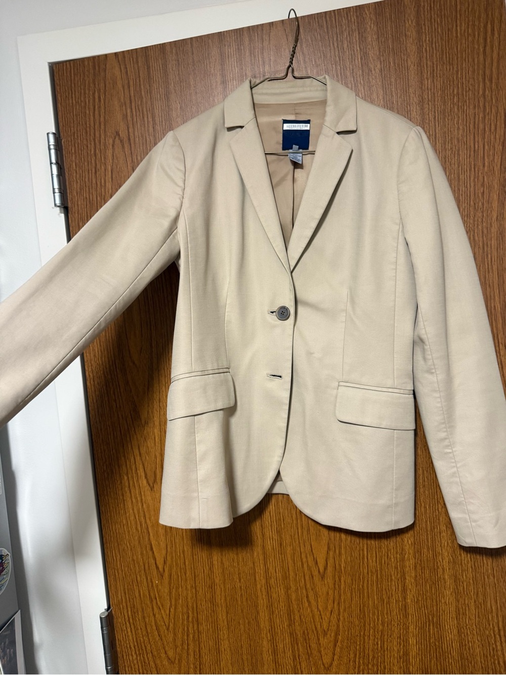 J Crew Women’s Cream Tailored Blazer